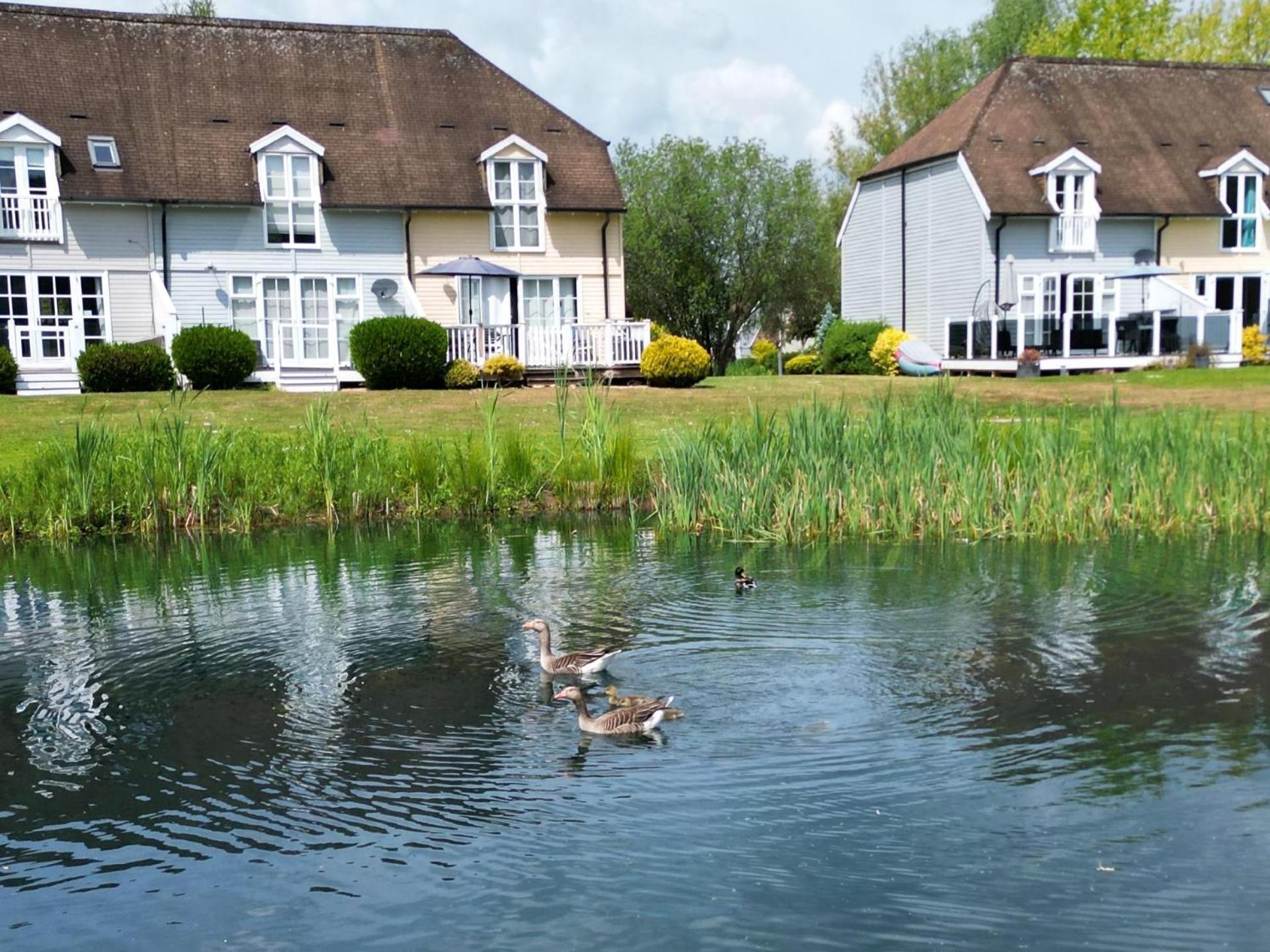 Luxury Kingfisher Lodge, Isis Lake, Within The Cotswold Waterpark Cirencester Eksteriør bilde